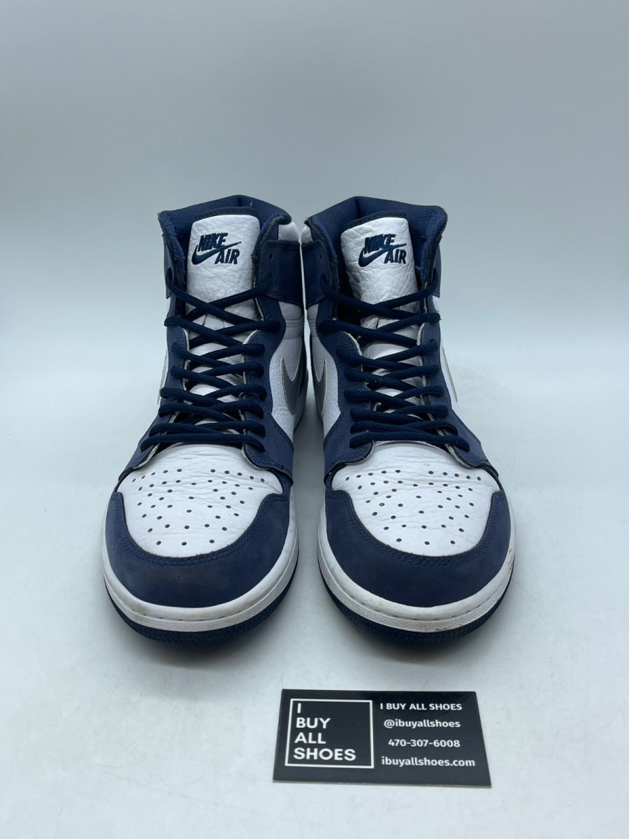 Jordan 1 Retro High CO.JP Midnight Navy (2020) 12 (Heavily Worn Pre-Owned) - Image 2