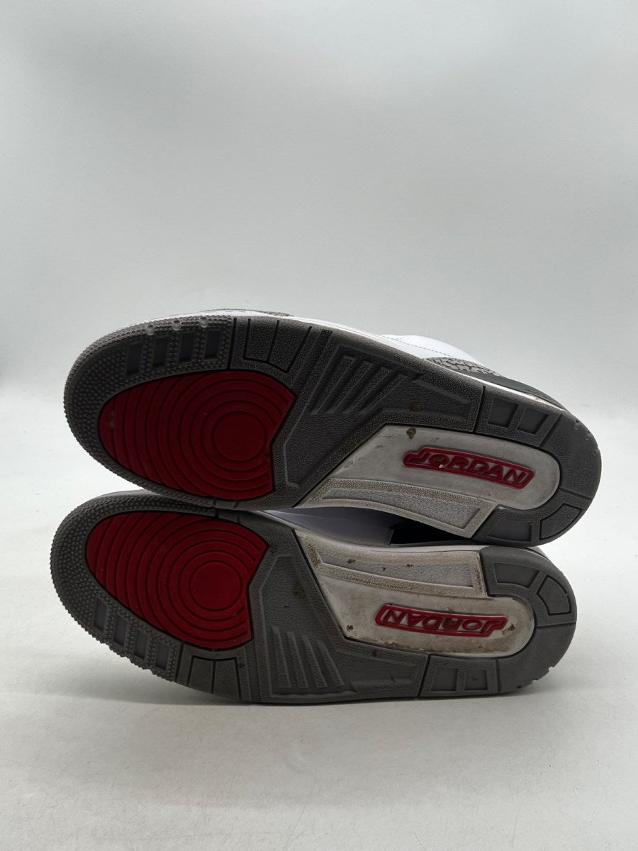 Jordan 3 Retro White Cement (2011) 11.5 (Heavily Worn Pre-Owned) - Image 7