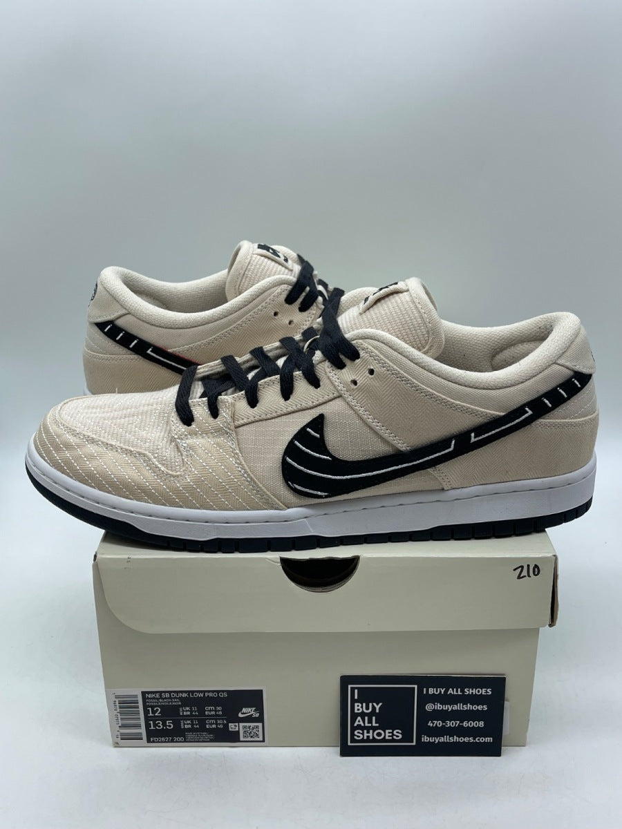 Nike SB Dunk Low Albino & Preto 12 (Moderately Worn Pre-Owned) - Image 1