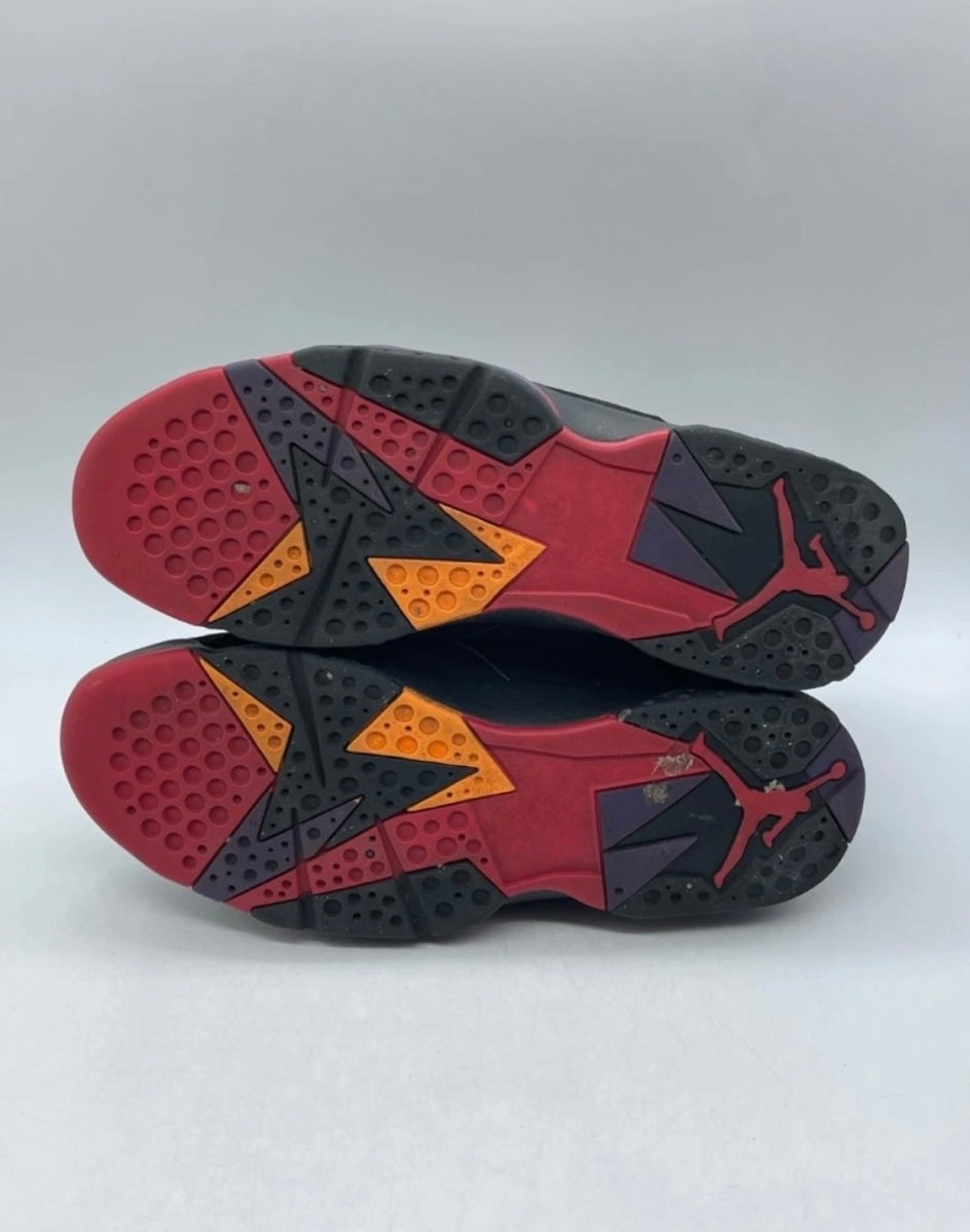Jordan 7 Retro Raptors (2012) 11 (Heavily Worn Pre-Owned)JordanBlack/True Red-Dark Charcoal-Club Purple - Image 7