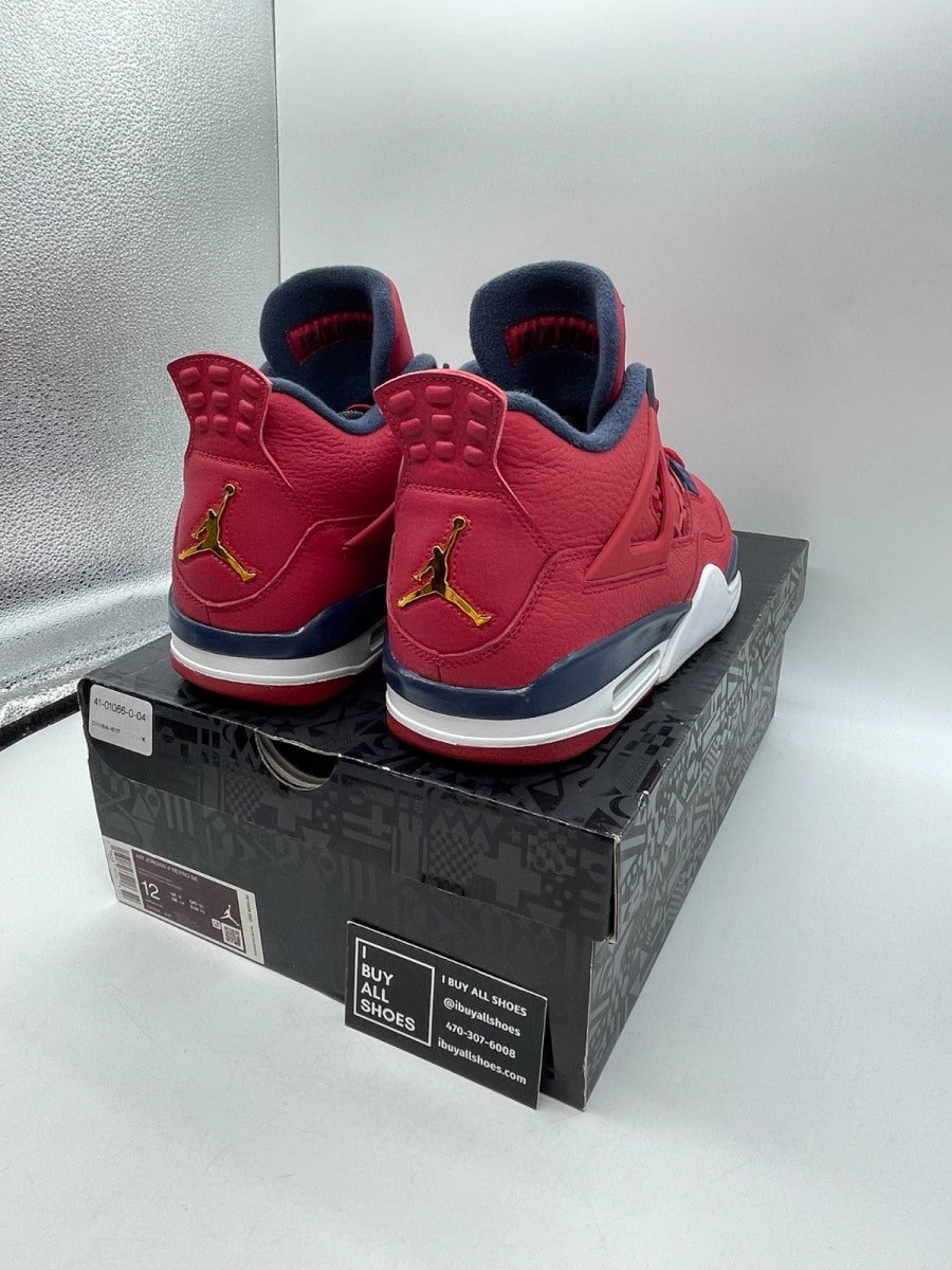 Jordan 4 Retro FIBA (2019) 12 (Moderately Worn Pre-Owned) - Image 5