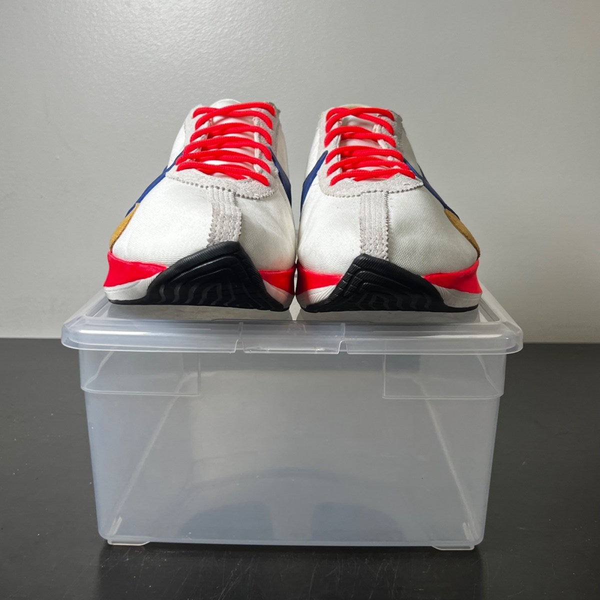 Nike Moon Racer Sail Solar Blue 12 (Lightly Worn Pre-Owned)NikeSail/Gym Red-Solar Blue-Praline - Image 2