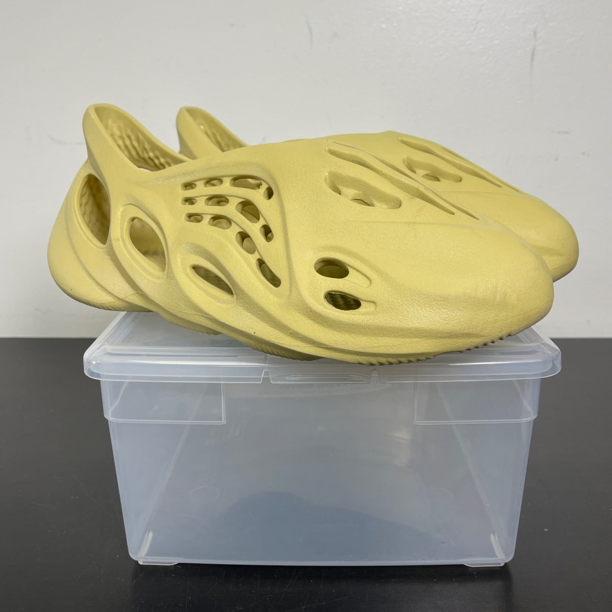adidas Yeezy Foam RNNR Sulfur 14 (Moderately Worn Pre-Owned)adidasSulfur/Sulfur/Sulfur - Image 1