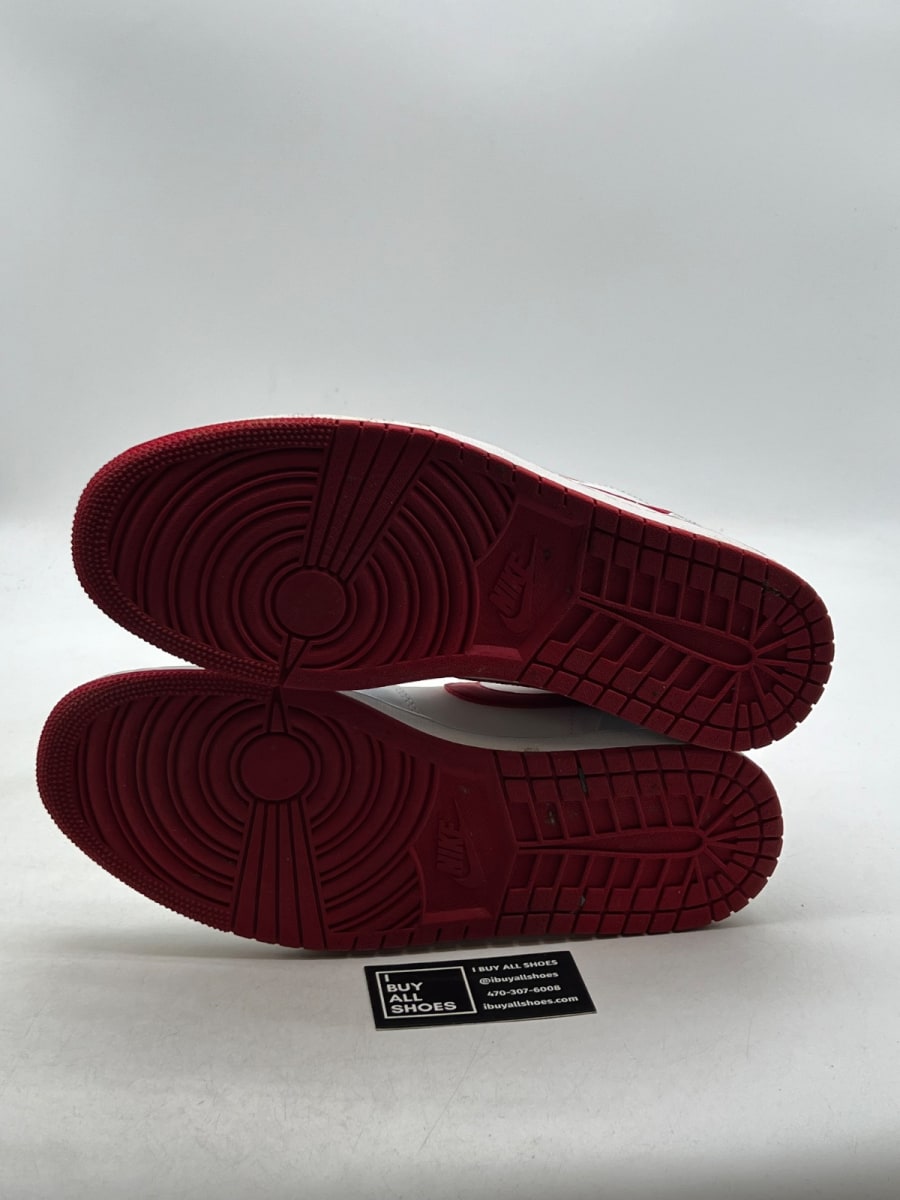 Jordan 1 Retro White Gym Red 13 (Moderately Worn Pre-Owned) - Image 6
