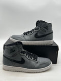 Jordan 1 Retro Rare Air Patch 9.5 (Moderately Worn Pre-Owned)JordanBlack/Gym Red-Black-White - Image 1