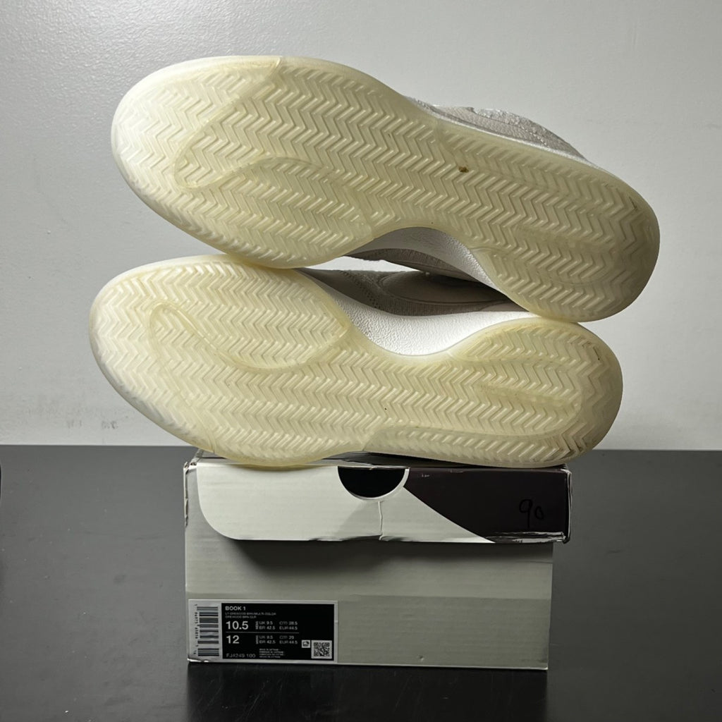 Nike Book 1 Mirage (Translucent Outsole) 10.5 (Lightly Worn Pre-Owned)NikeLight Orewood Brown/Sesame/Baroque Brown/Sail - Image 5