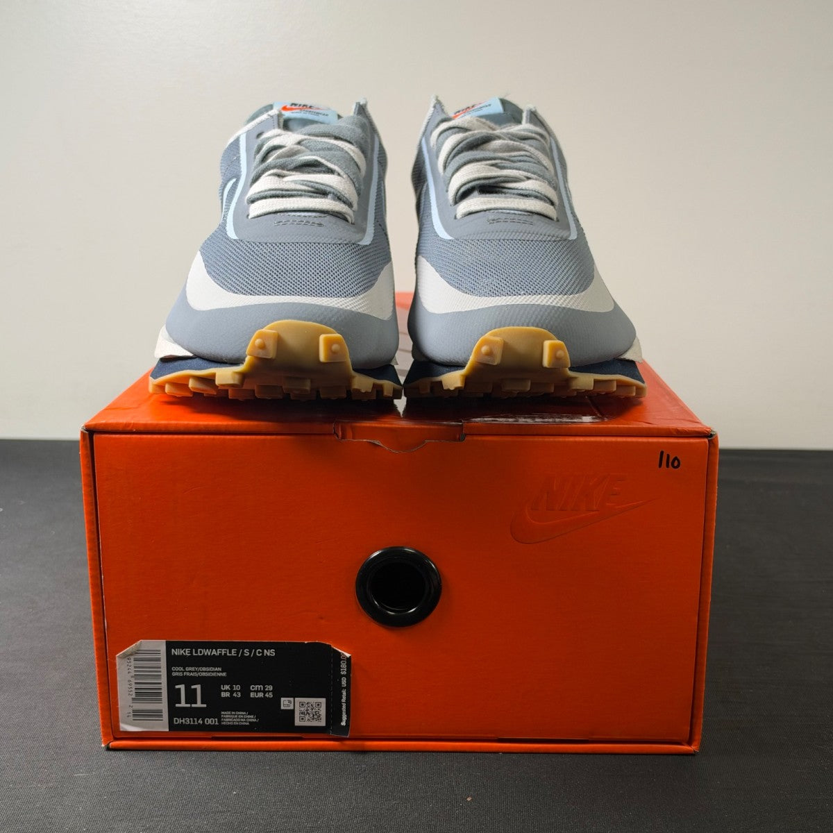 Nike LD Waffle sacai CLOT Kiss of Death 2 Cool Grey (Size 11) - Image 2