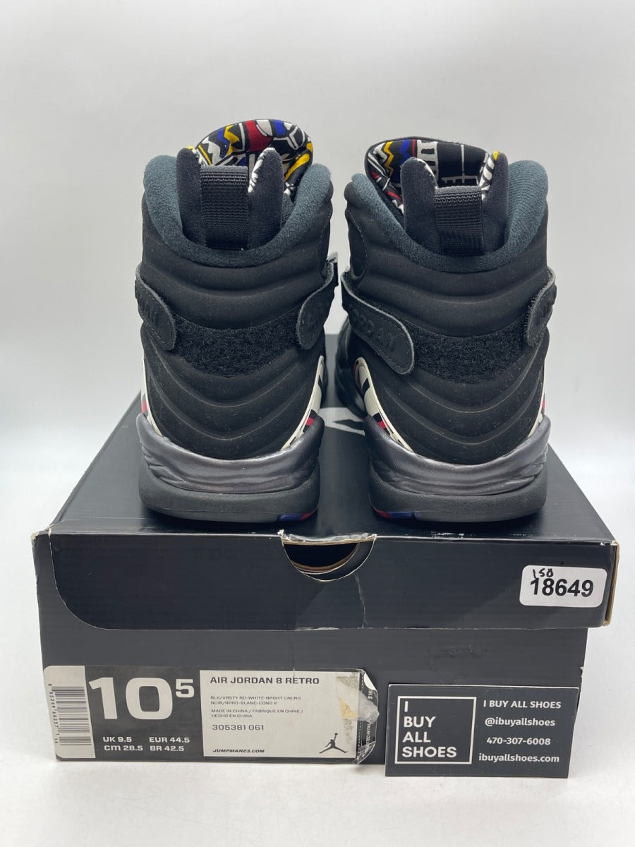 Jordan 8 Retro Playoffs (2013) 10.5 (Heavily Worn Pre-Owned) - Image 3