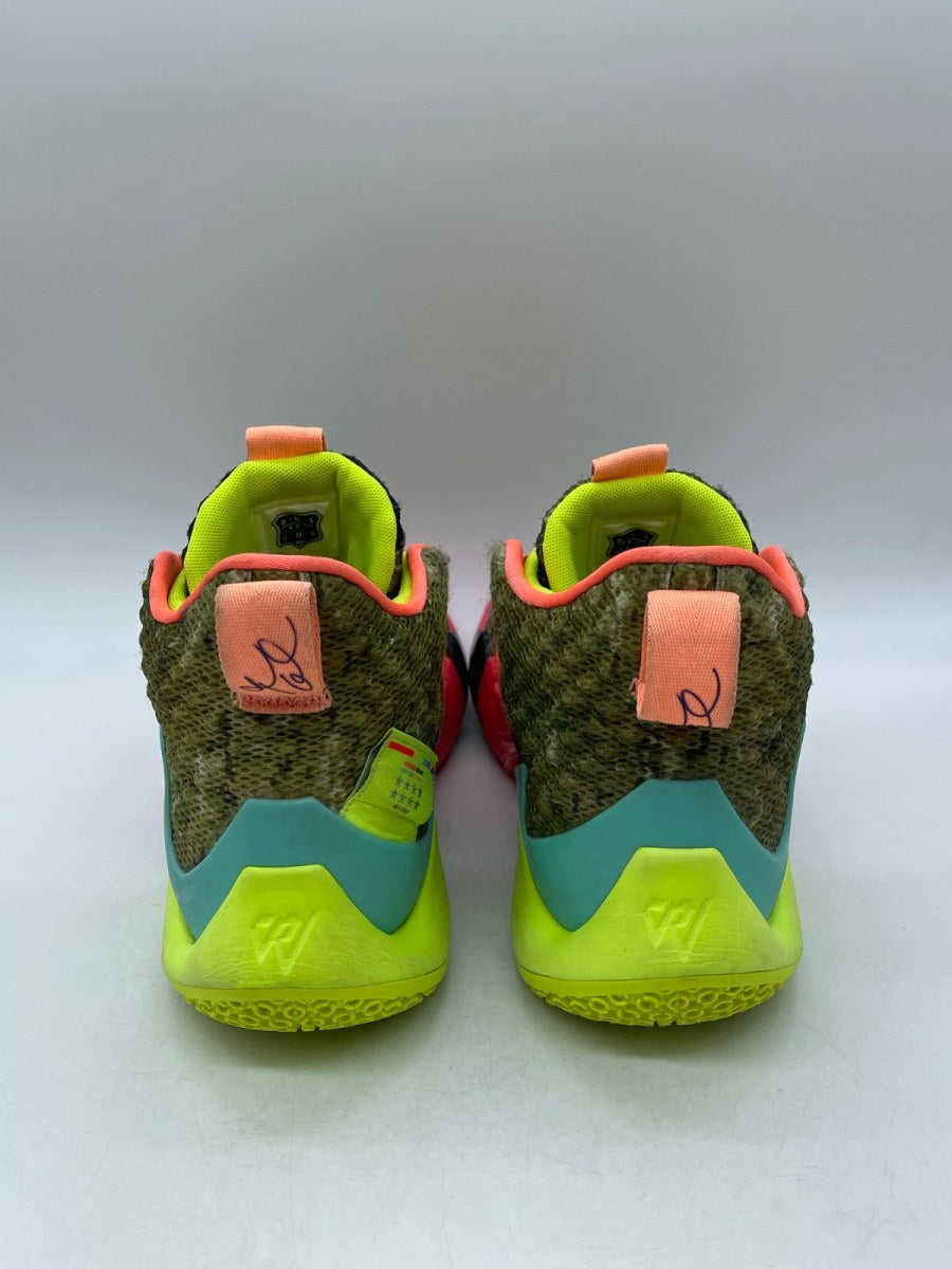 Jordan Zer0.2 SP Why Not? 11.5 (Moderately Worn Pre-Owned)JordanCamo Green/Volt/Infrared/Hyper Turquoise - Image 3
