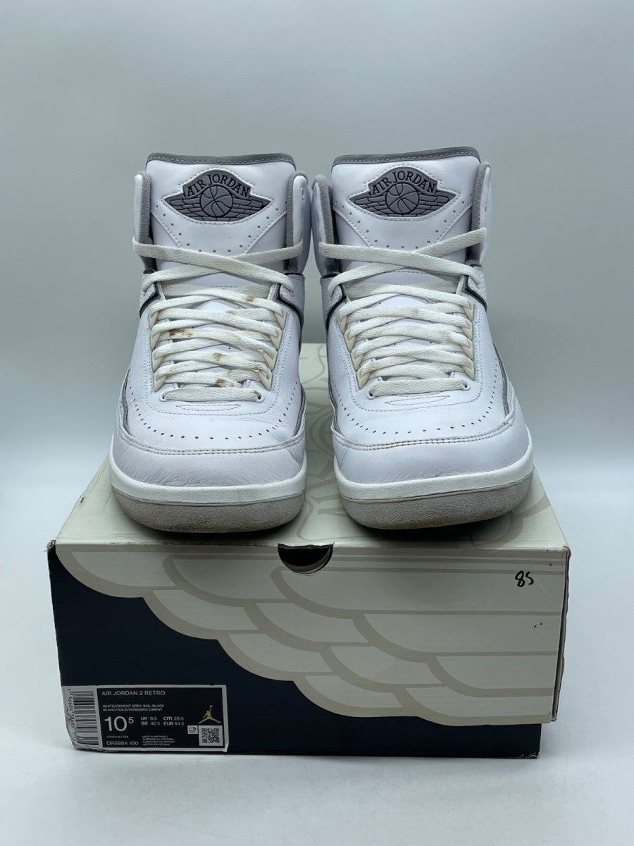 Jordan 2 Retro Cement Grey 10.5 (Moderately Worn Pre-Owned) - Image 2