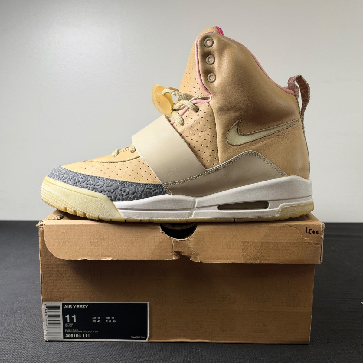 Nike Air Yeezy 1 Net Tan (Size 11) - Image 4