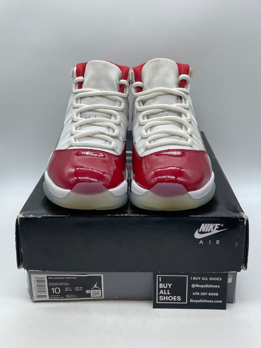 Jordan 11 Retro Cherry (2022) 10 (Heavily Worn Pre-Owned) - Image 2