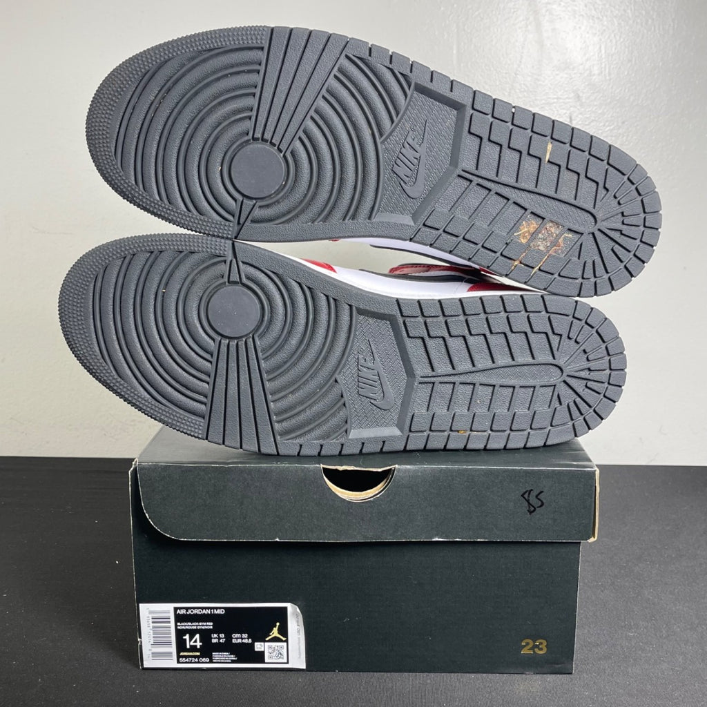 Jordan 1 Mid Chicago Toe (Size 14) - Image 5