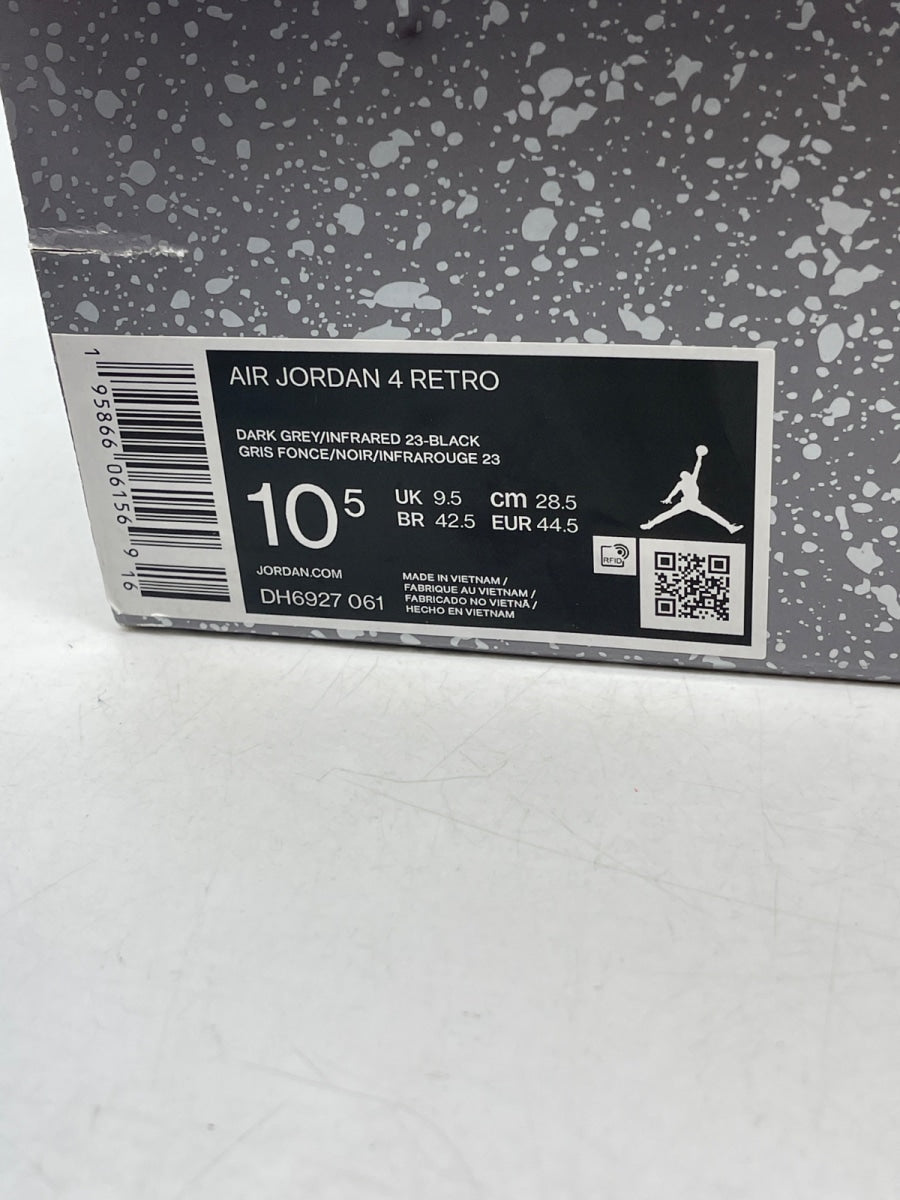 Jordan 4 Retro Infrared 10.5 (Moderately Worn Pre-Owned) - Image 9