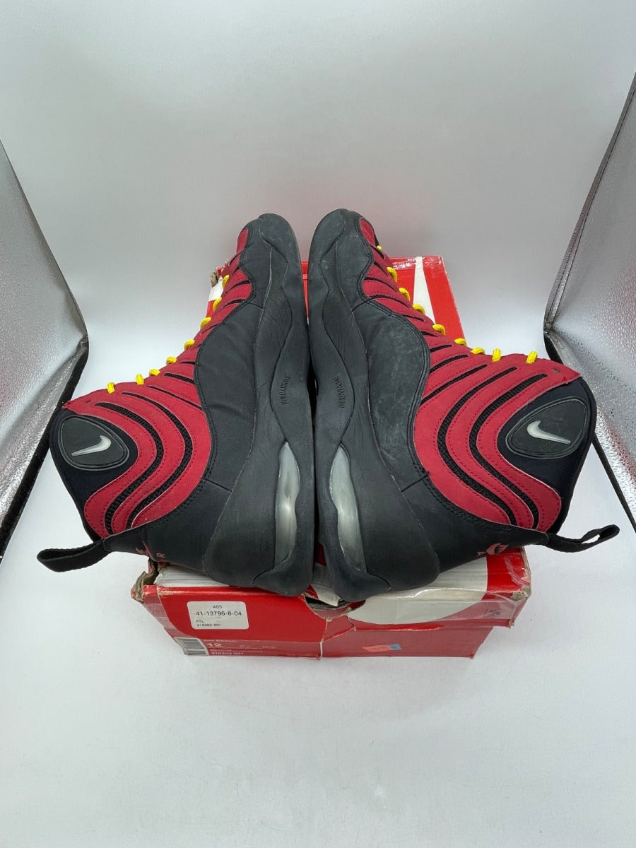 Nike Air Bakin OG (2014) 12 (Moderately Worn Pre-Owned)NikeBlack/Metallic Silver-Varsity Red-Orange Blaze - Image 6