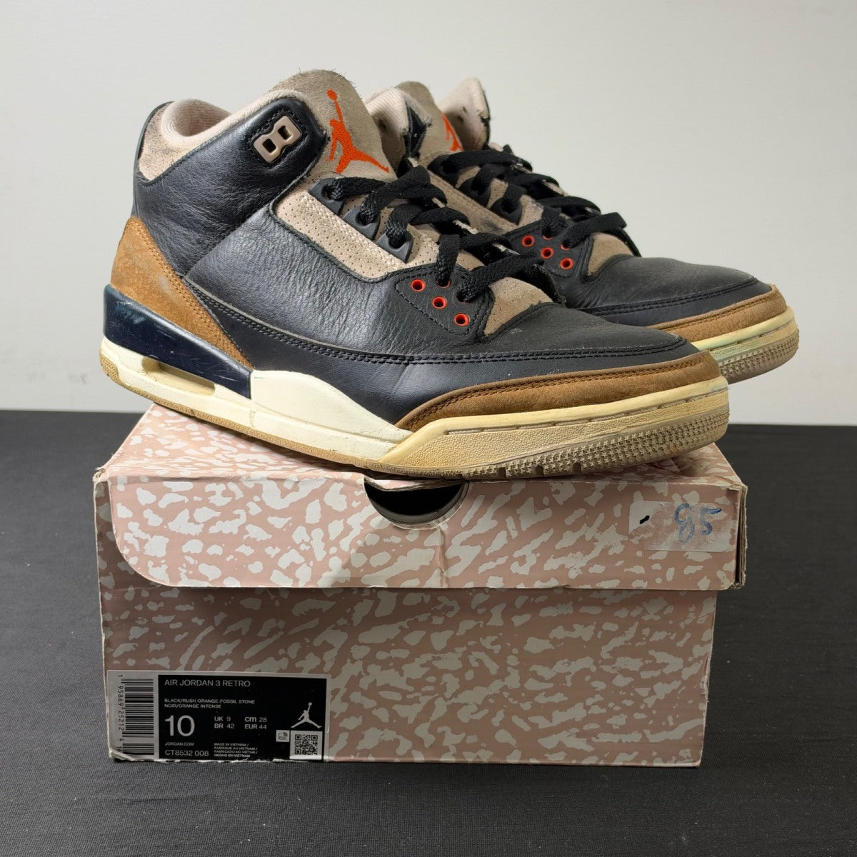 Jordan 3 Retro Desert Elephant (Size 10) - Image 1