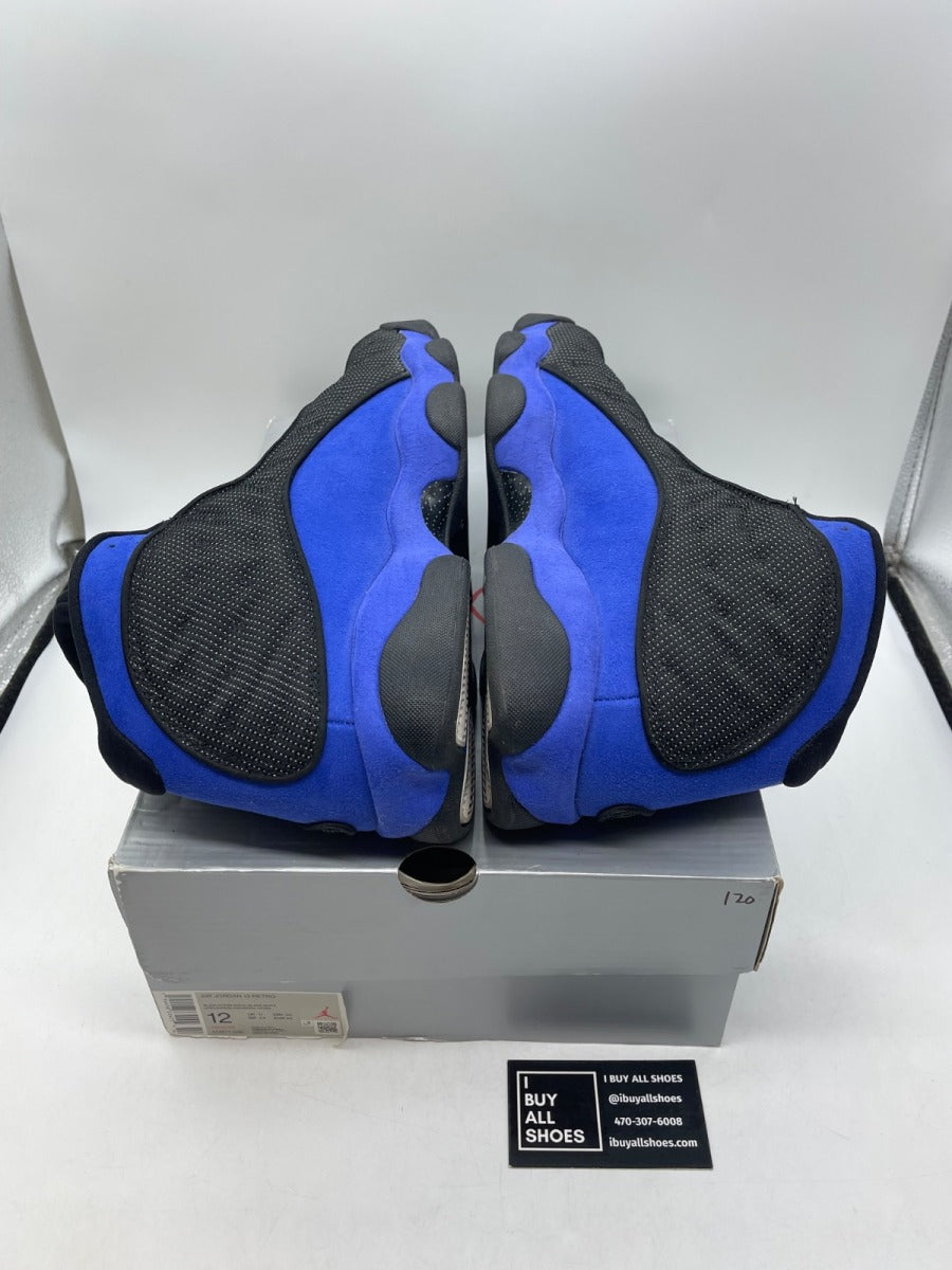 Jordan 13 Retro Black Hyper Royal 12 (Moderately Worn Pre-Owned) - Image 6