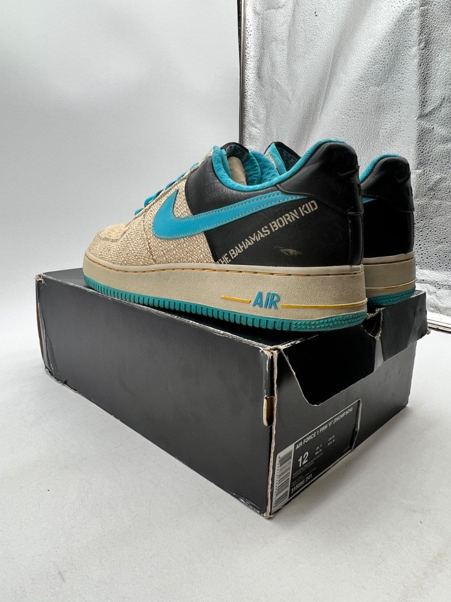 Nike Air Force 1 Low PRM Thompson Original Six 12 (Heavily Worn Pre-Owned)NikeTweed/Chlorine-Baroque Brown - Image 4
