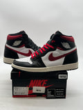 Jordan 1 Retro High Black Gym Red 13 (Lightly Worn Pre-Owned) - Image 1