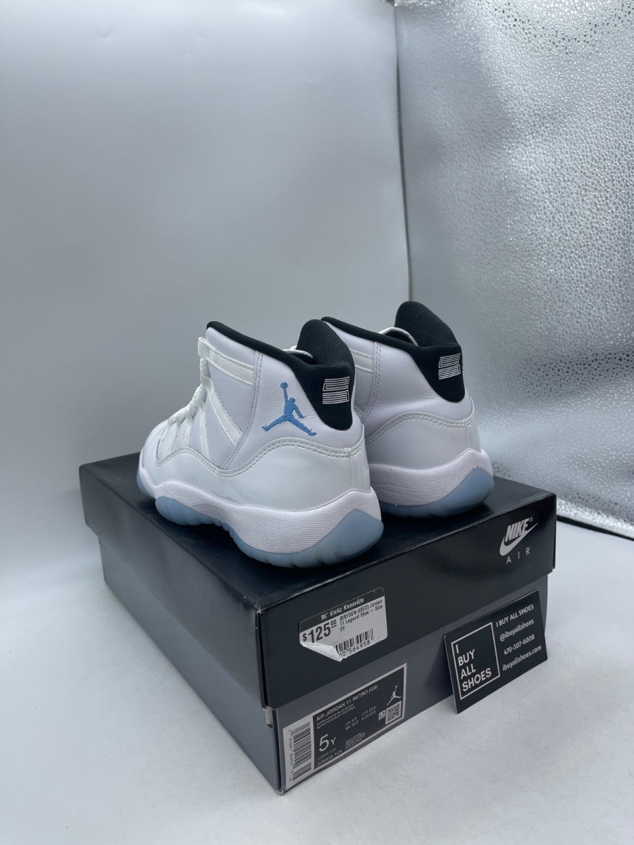 Jordan 11 Retro Legend Blue (2024) (GS) 5Y (Heavily Worn Pre-Owned) - Image 4