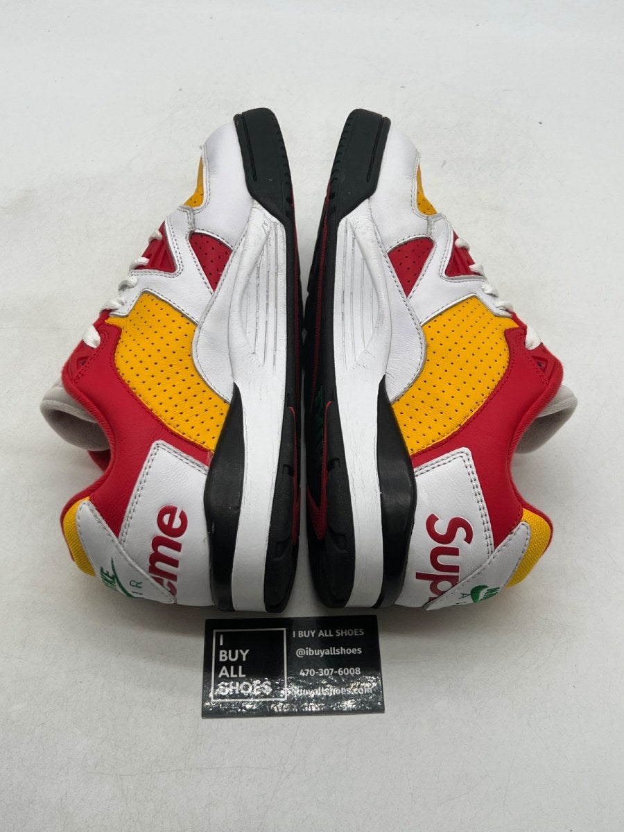Nike Cross Trainer Low Supreme White Yellow Red 10 (Lightly Worn Pre-Owned) - Image 6