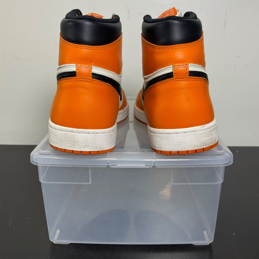 Jordan 1 Retro Reverse Shattered Backboard 12 (Moderately Worn Pre-Owned)JordanSail/Starfish-Black - Image 4