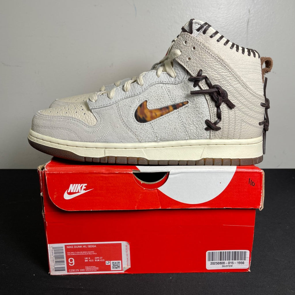 Nike Dunk High Bodega Sail Multi (Friends and Family) (Size 9) - Image 3