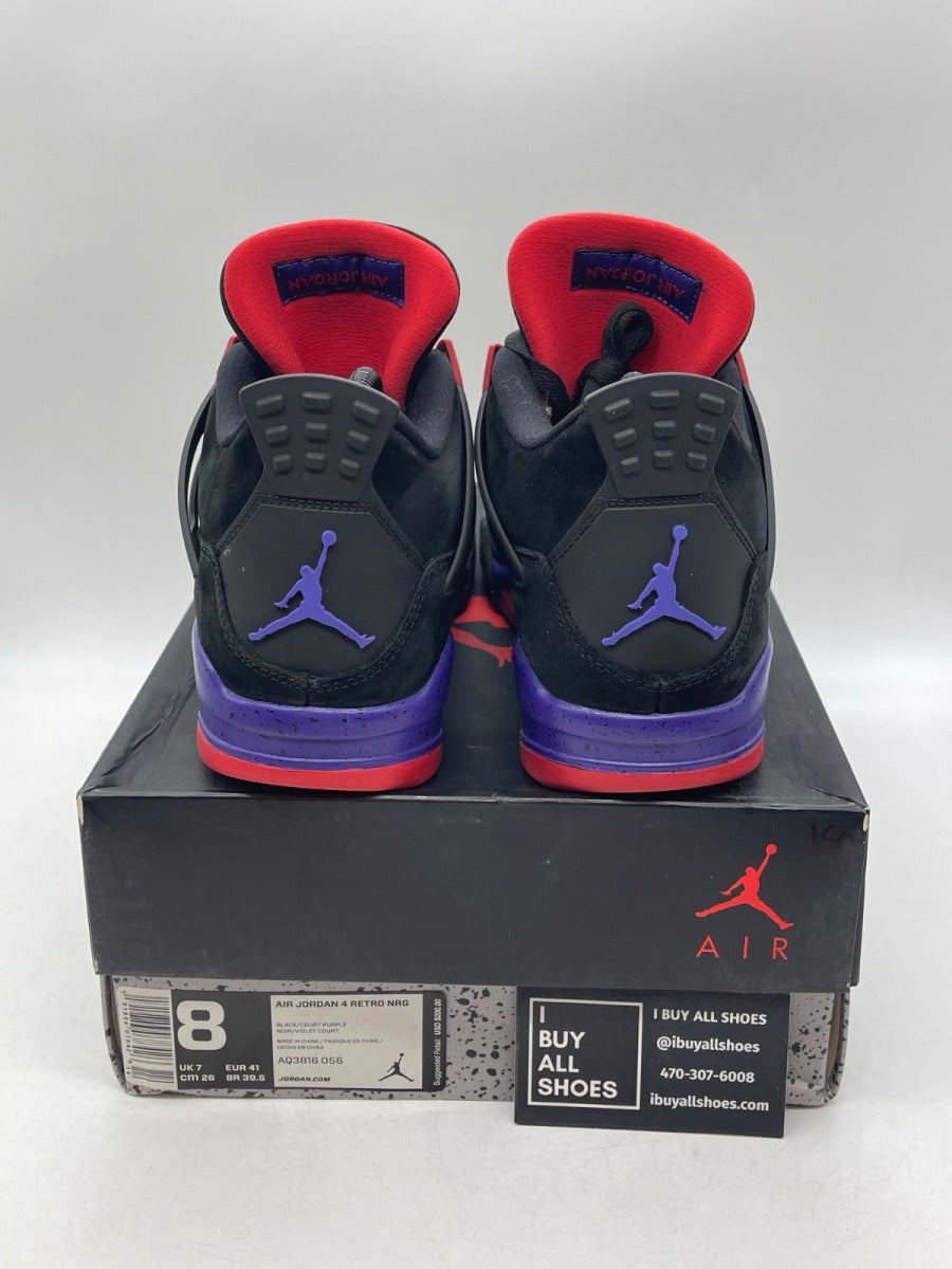 Jordan 4 Retro Raptors Drake OVO (2019) 8 (Moderately Worn Pre-Owned) - Image 3