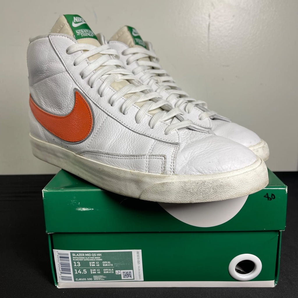 Nike Blazer Mid Stranger Things Hawkins High School (Size 13) - aux