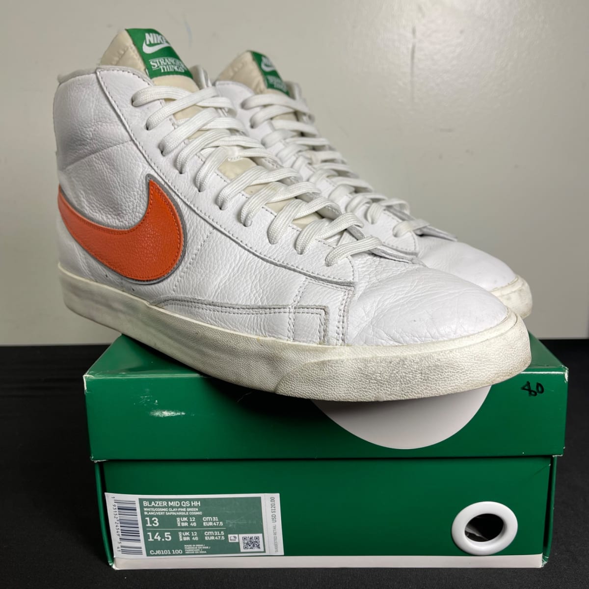 Nike Blazer Mid Stranger Things Hawkins High School (Size 13) - aux