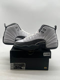 Jordan 12 Retro White Dark Grey (GS) 6Y (Lightly Worn Pre-Owned) - Image 1