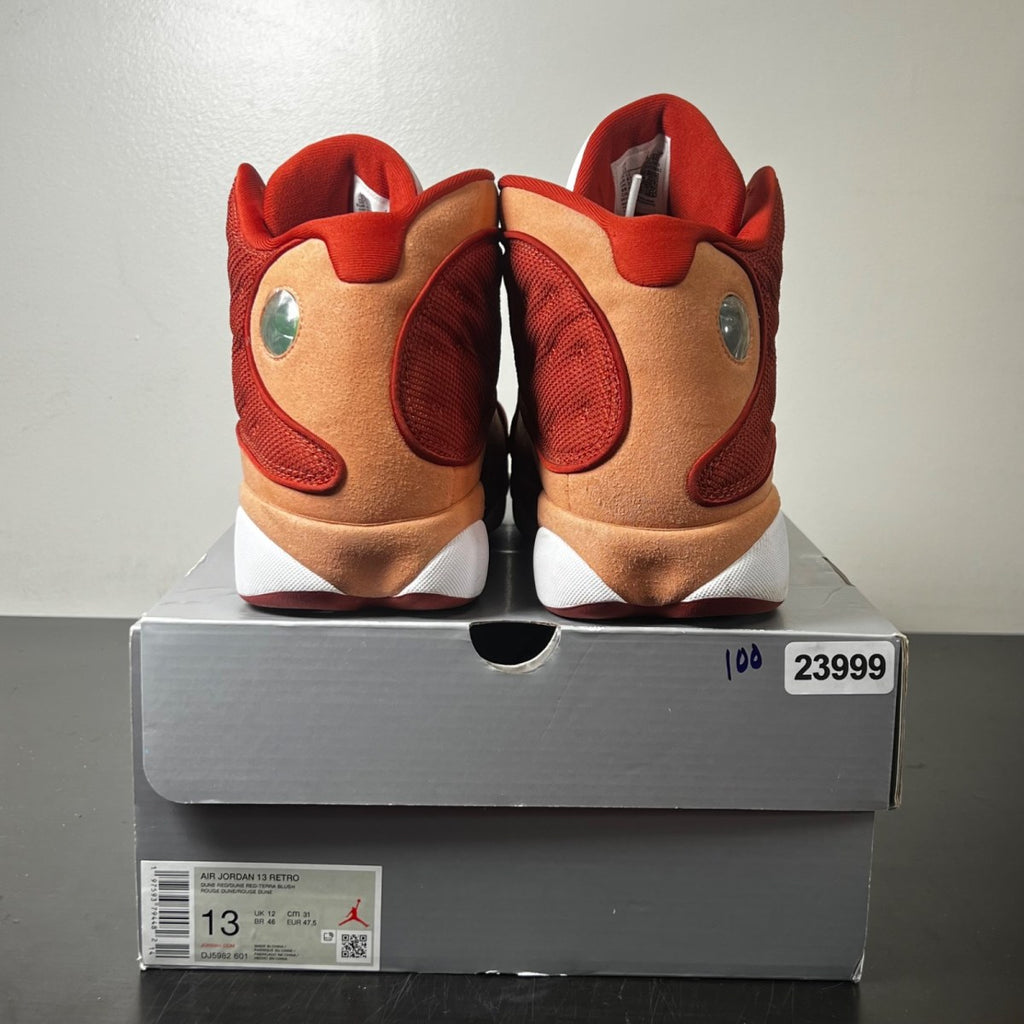 Jordan 13 Retro Dune Red 13 (Moderately Worn Pre-Owned)JordanDune Red/Dune Red/Terra Blush/White - Image 5