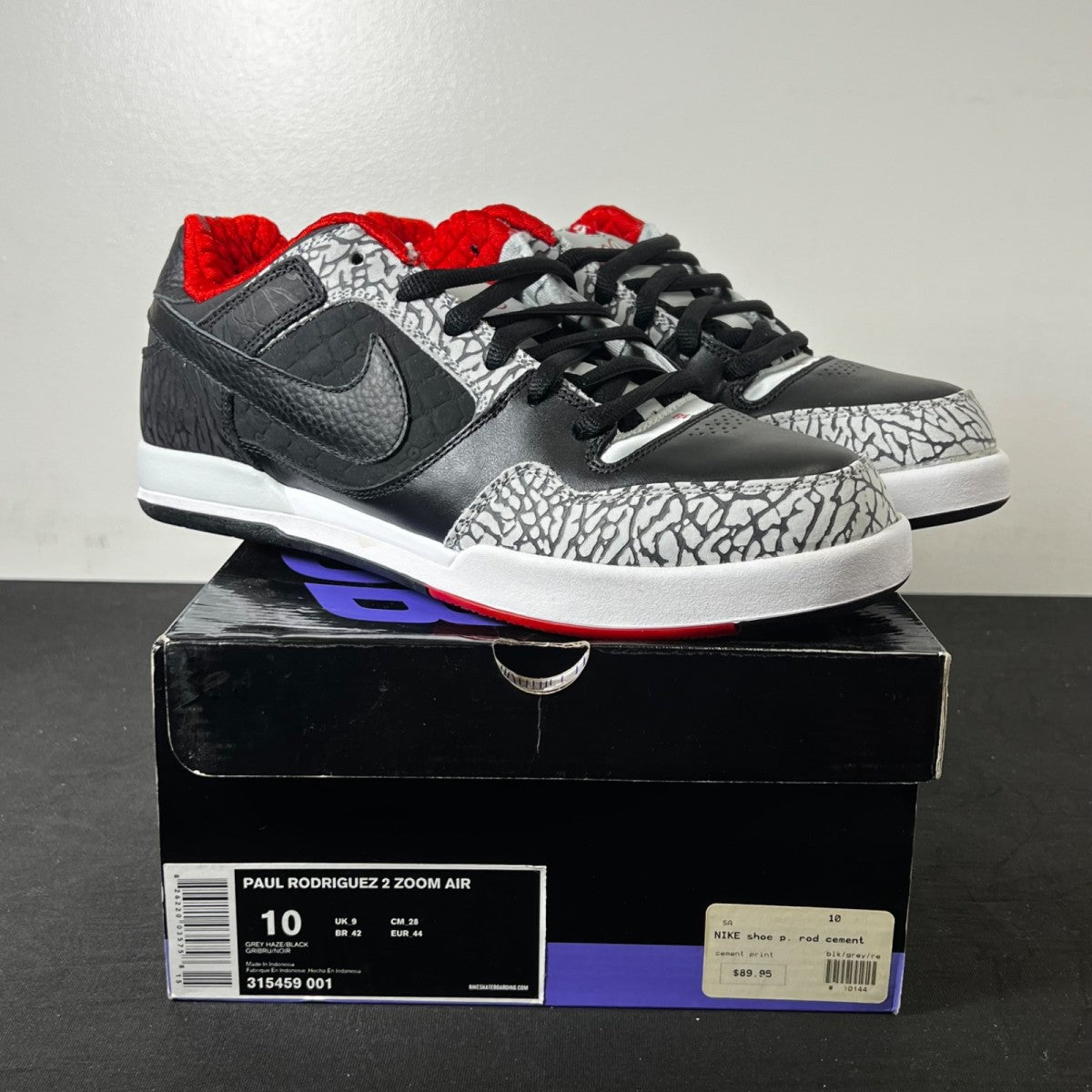 Nike Paul Rodriguez 2 Zoom Air Grey Haze/Black (Size 10) - Image 1