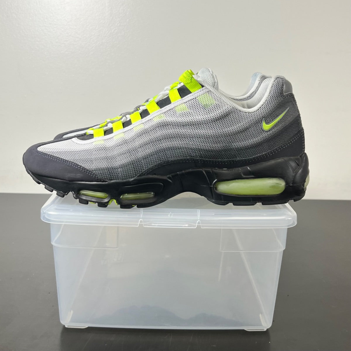 Nike Air Max 95 Prm Tape 'Neon' 10 (Heavily Worn Pre-Owned)Nike - Image 3