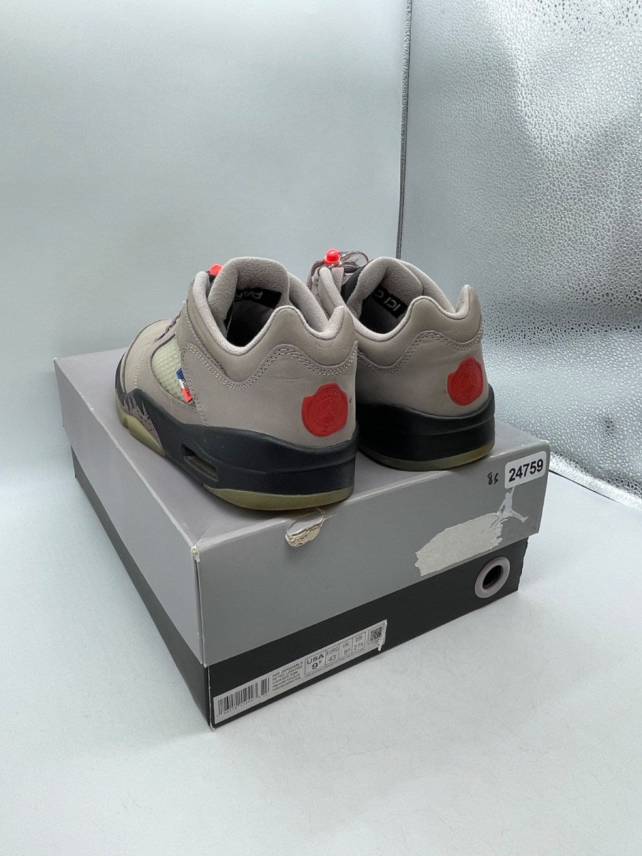 Jordan 5 Retro Low PSG (2022) 9.5 (Moderately Worn Pre-Owned)JordanPumice/Game Royal-Black-Plum Eclipse - Image 4