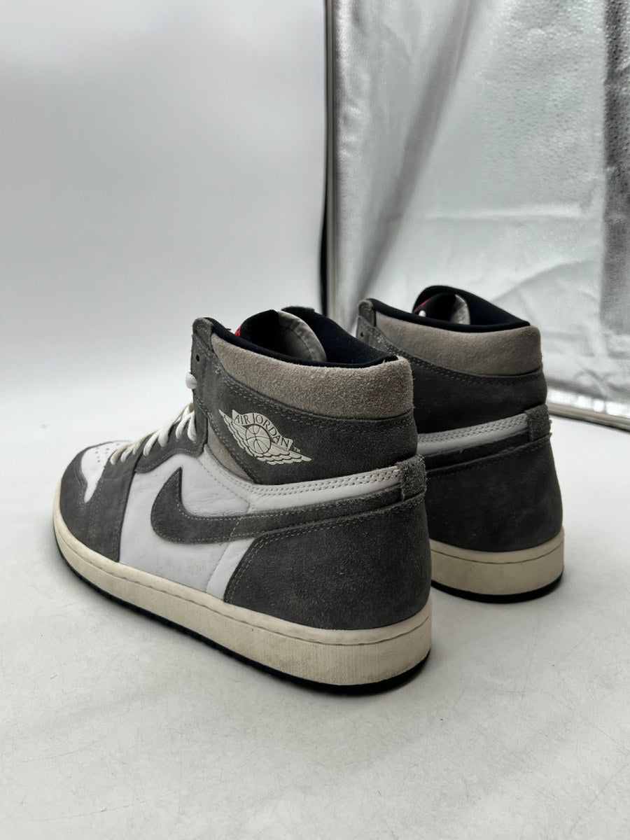 Jordan 1 Retro High OG Washed Black 10.5 (Moderately Worn Pre-Owned)JordanBlack/Fire Red/Light Smoke Grey/Sail - Image 4