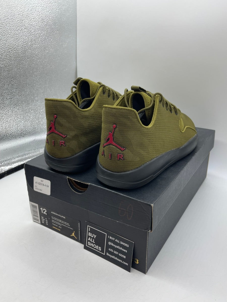Air Jordan Eclipse 'Militia Green' 12 (Moderately Worn Pre-Owned) - Image 5