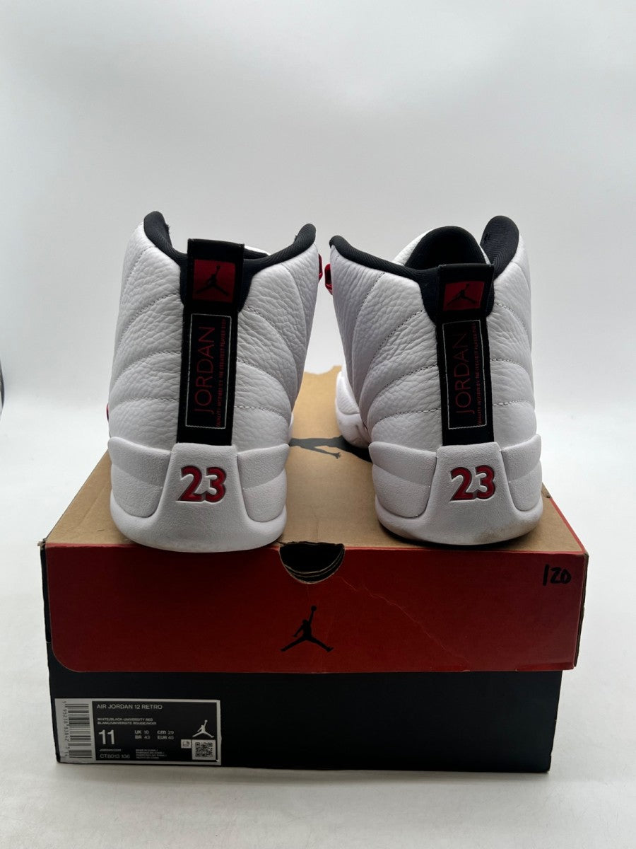 Jordan 12 Retro Twist 11 (Lightly Worn Pre-Owned)JordanWhite/Black-University Red - Image 3
