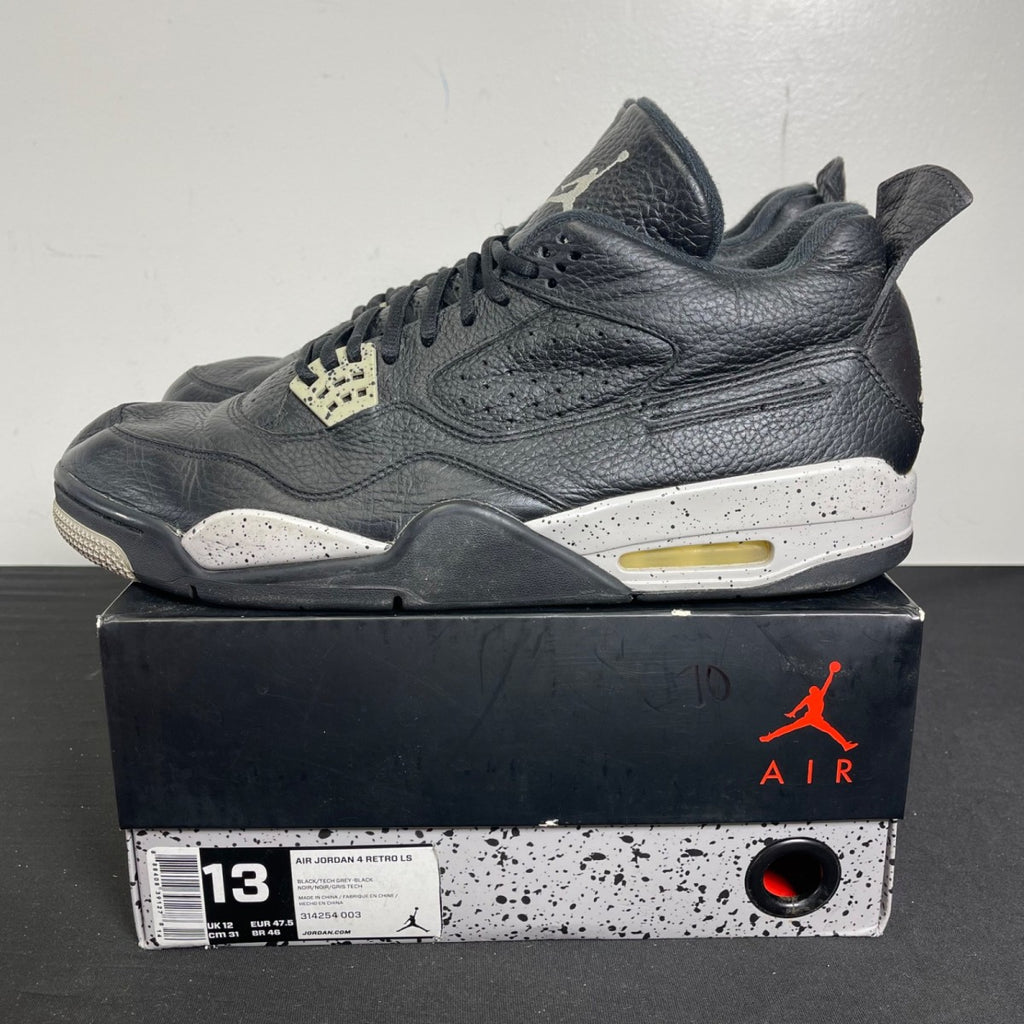Jordan 4 Retro Oreo (2015) 13 (Moderately Worn Pre-Owned)JordanBlack/Tech Grey-White - Image 3