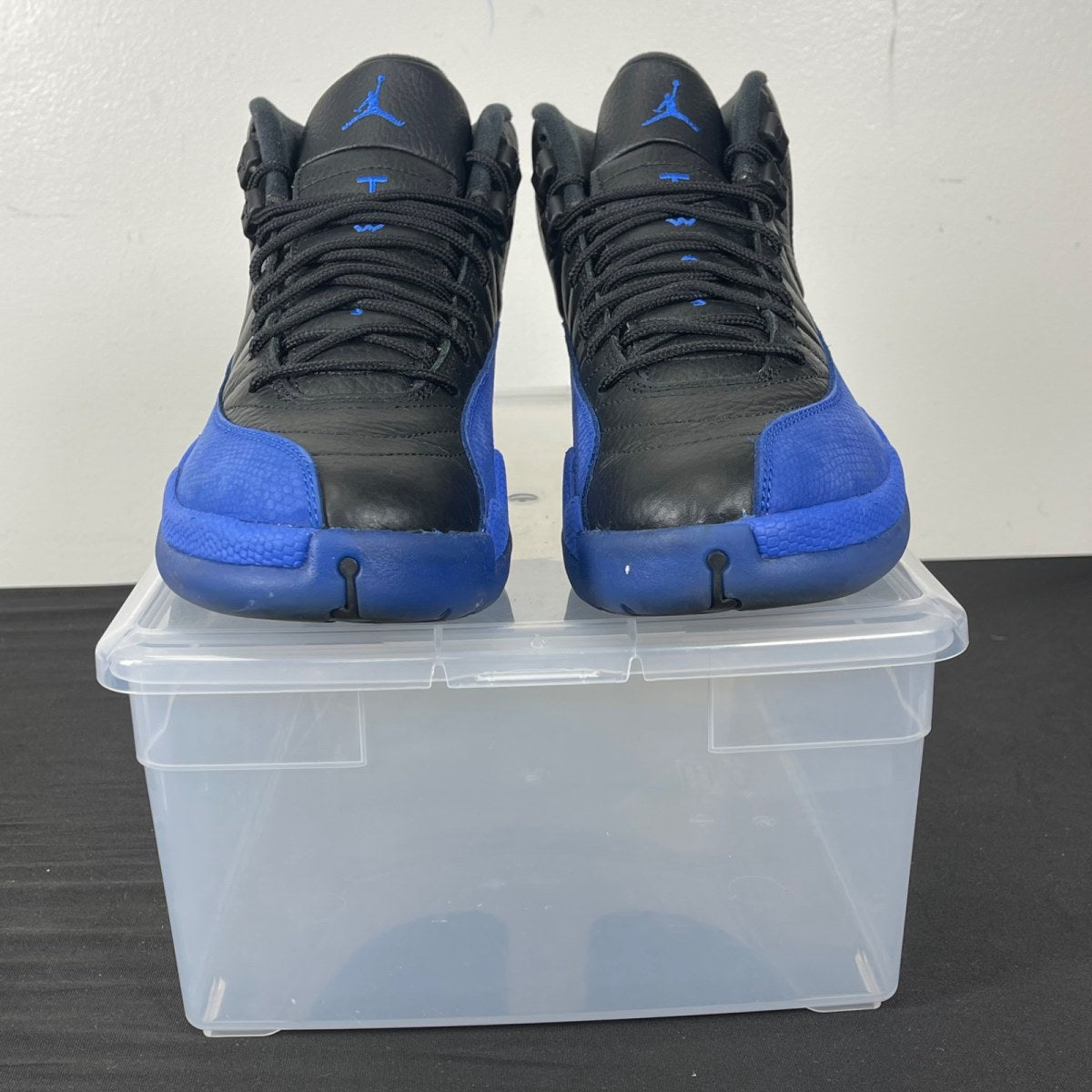 Jordan 12 Retro Black Game Royal (Size 9.5) - Image 2