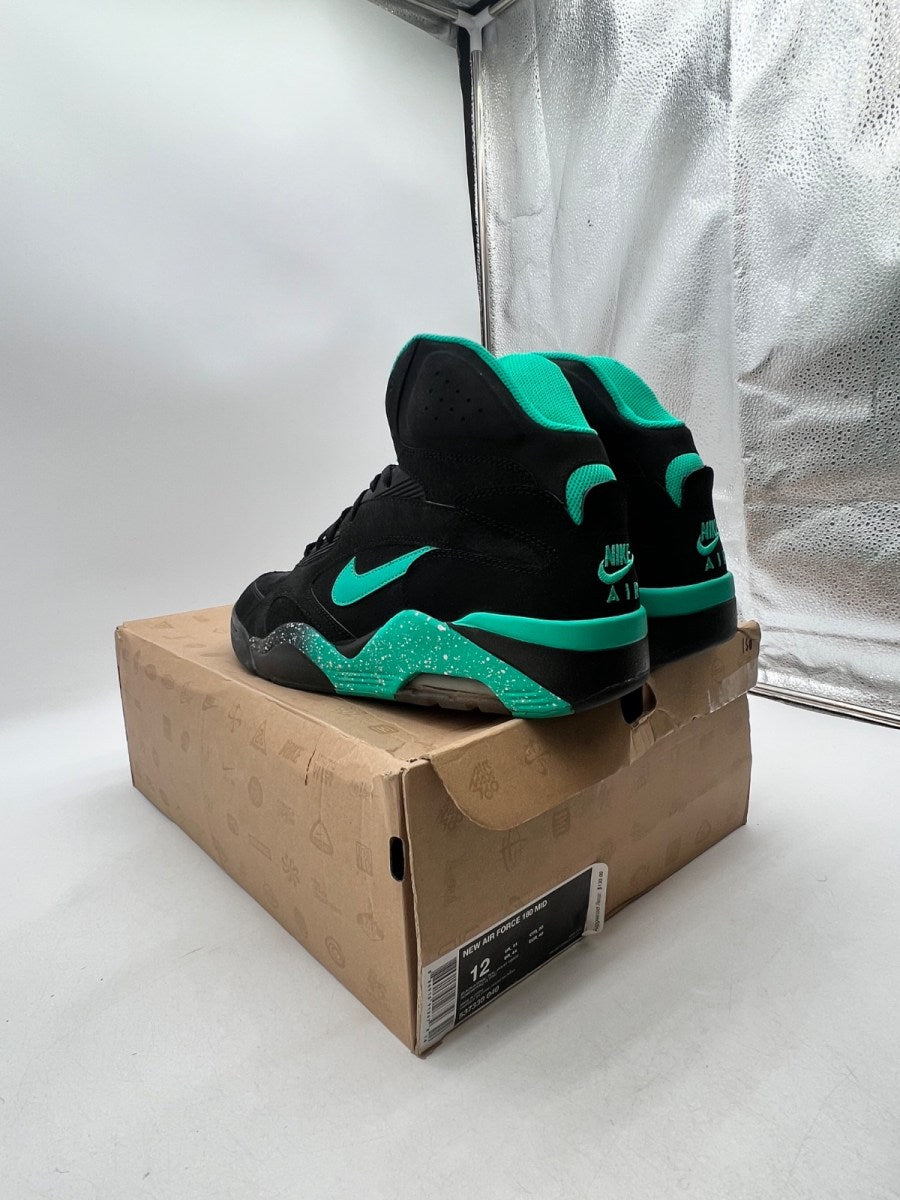 Nike Air Force 180 Atomic Teal 12 (Lightly Worn Pre-Owned)NikeBlack/Atomic Teal - Violet Force - Image 6