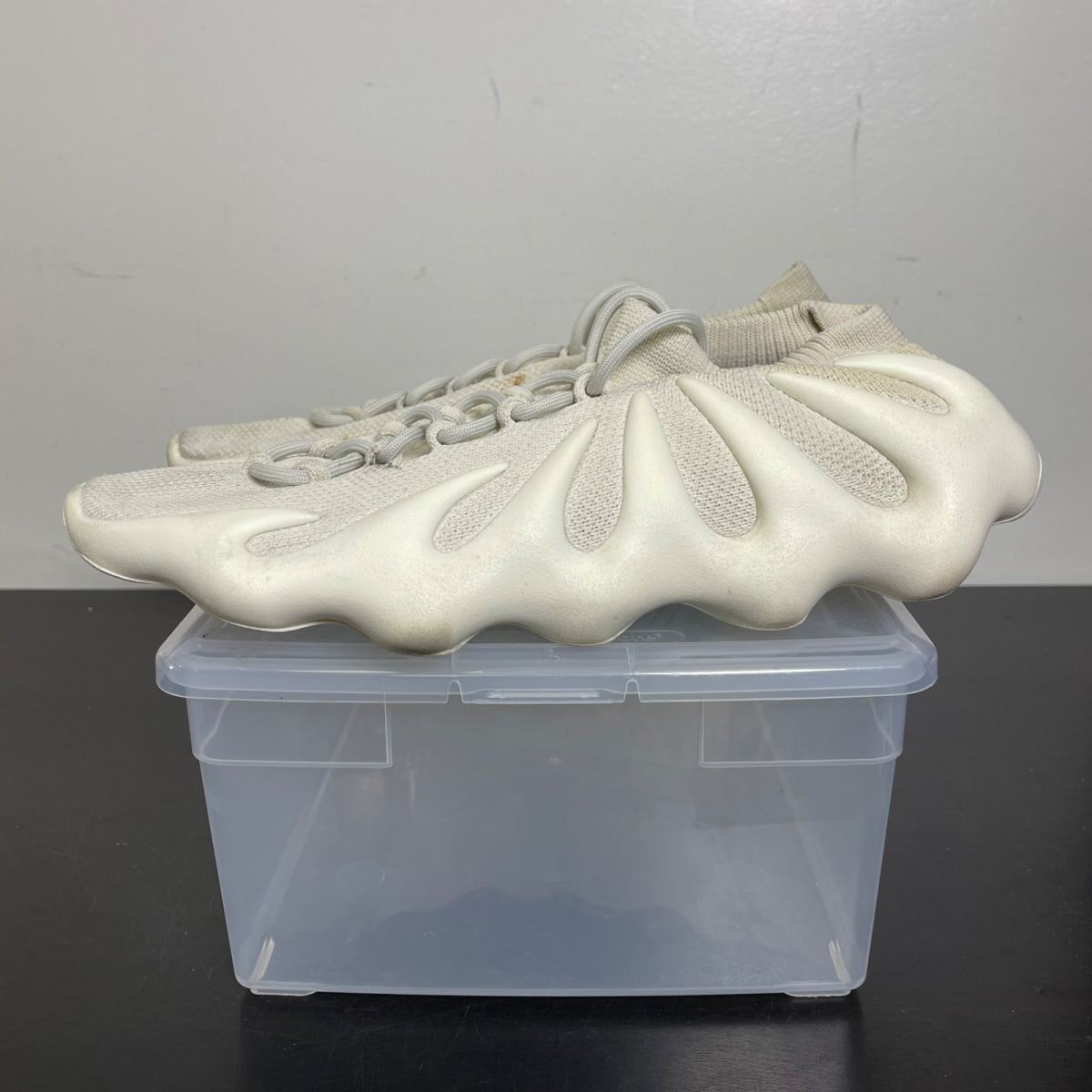 adidas Yeezy 450 Cloud White 14 (Moderately Worn Pre-Owned)adidasCloud White/Cloud White