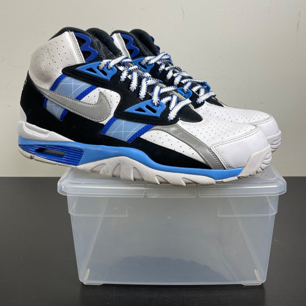 Nike Air Trainer SC High Royals 12 (Moderately Worn Pre-Owned)NikeWhite/Metallic Silver/Black - Image 1