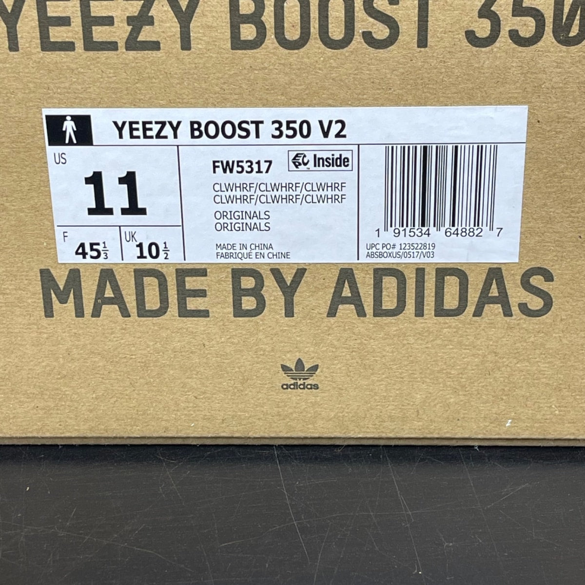 adidas Yeezy Boost 350 V2 Cloud White (Reflective) 11 (Moderately Worn Pre-Owned)adidasCloud White/Cloud White/Cloud White - Image 7