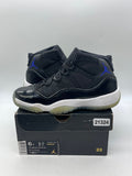 Jordan 11 Retro Space Jam (2016) (GS) 6Y (Moderately Worn Pre-Owned)JordanBlack/Dark Concord-White - Image 1