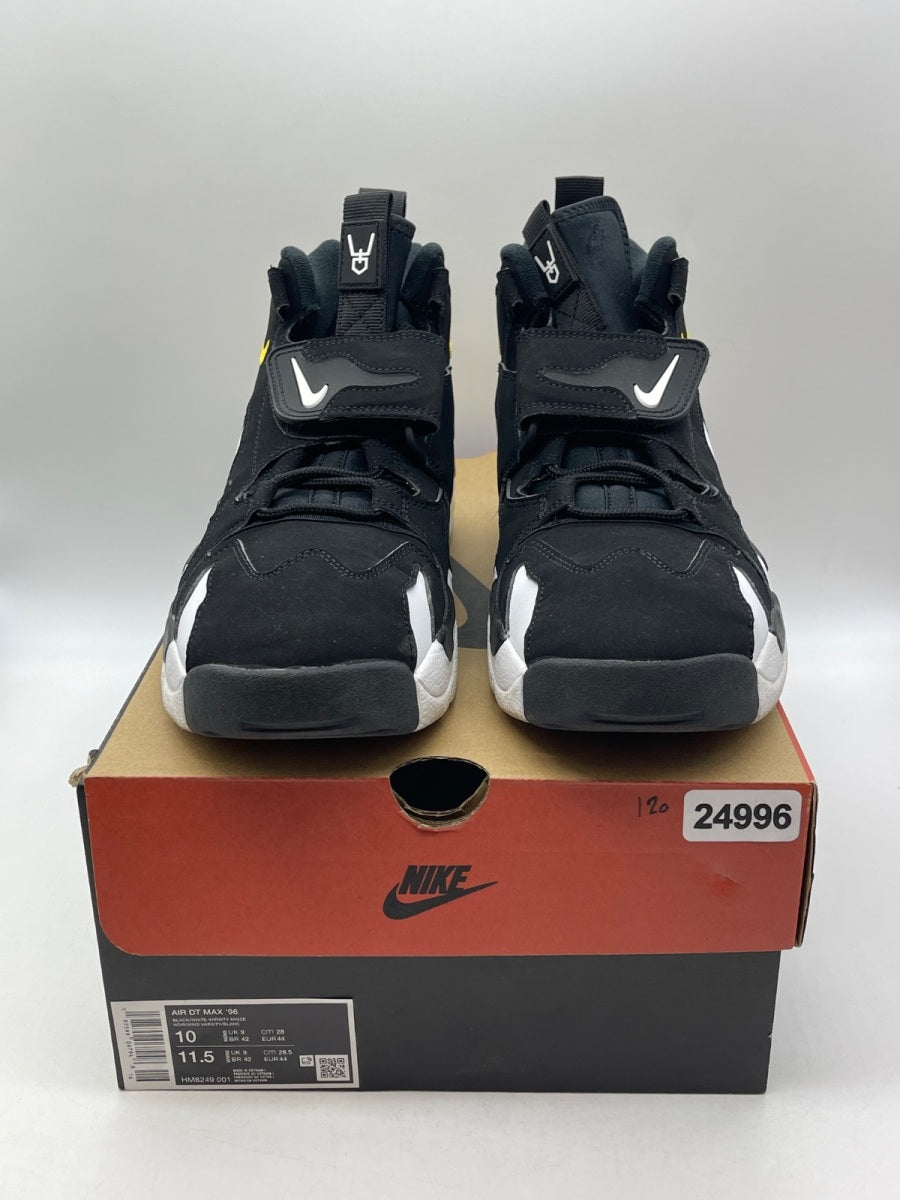 Nike Air DT Max '96 Black White (2024) 10 (Moderately Worn Pre-Owned)NikeBlack/White/Varsity Maize - Image 2