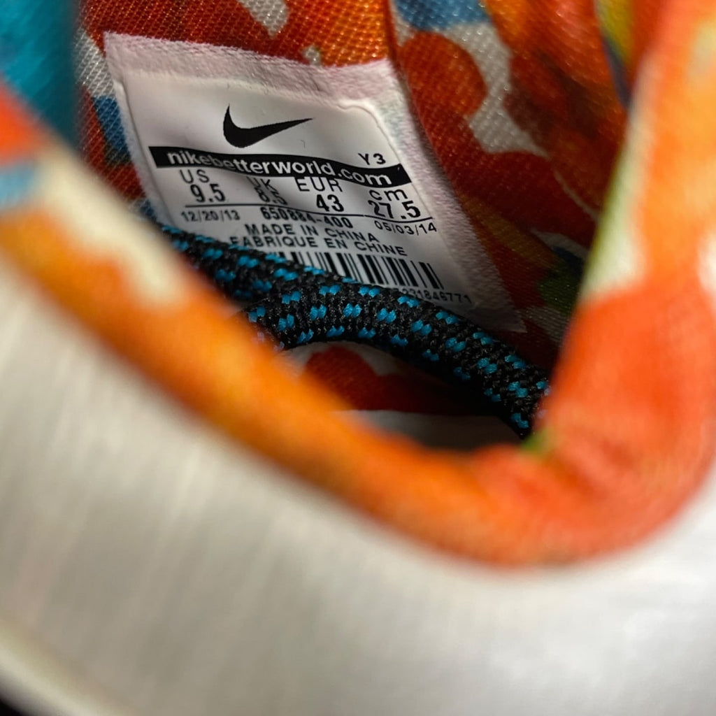 Nike LeBron 11 What the LeBron 9.5 (Moderately Worn Pre-Owned)NikeBlack Lava/Silver Ice-Galaxy Blue - Image 6