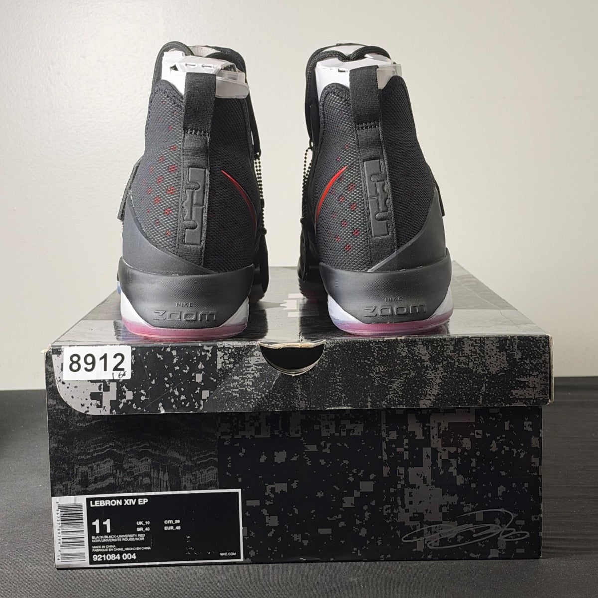 Nike LeBron 14 Black Ice (Size 11) - aux
