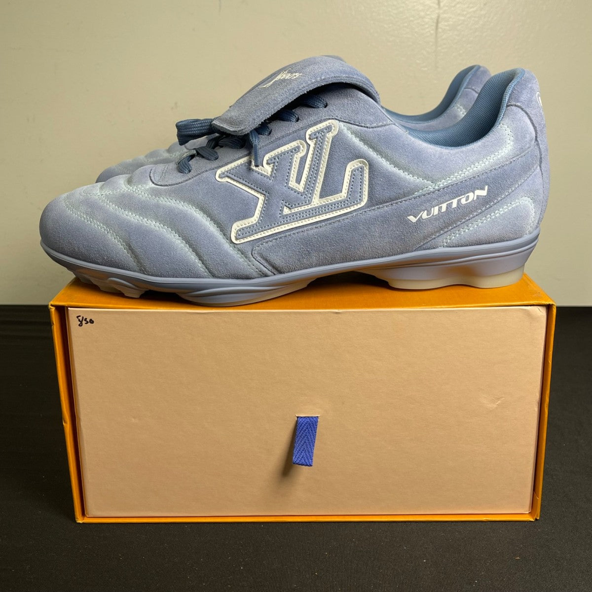Louis Vuitton LV Footprint Soccer Blue (Size 9.5) - Image 3