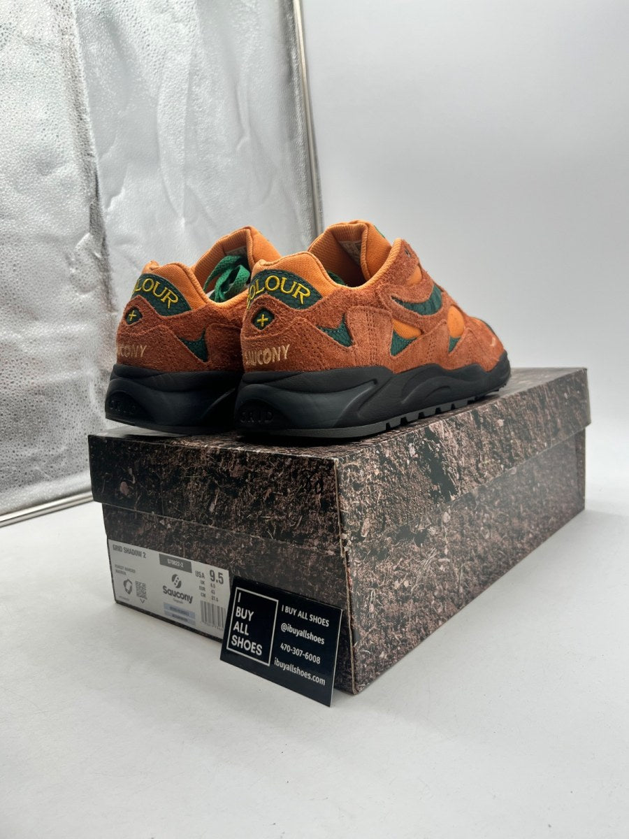 Colour Plus Companie x Saucony Grid Shadow 2 'Forest Wander' 9.5 (Lightly Worn Pre-Owned) - Image 5